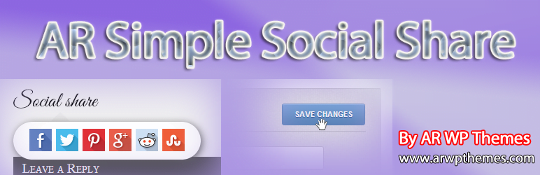 AR Simple Social Share Demo for WordPress