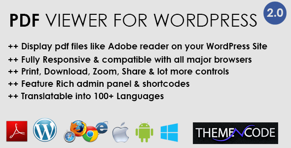 PDF viewer for WordPress Documentation