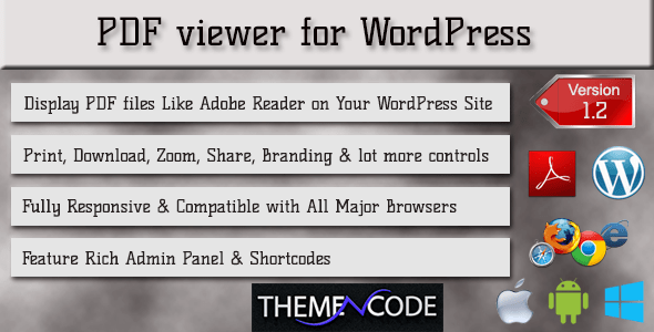 PDF viewer for WordPress Version 1.2 Released