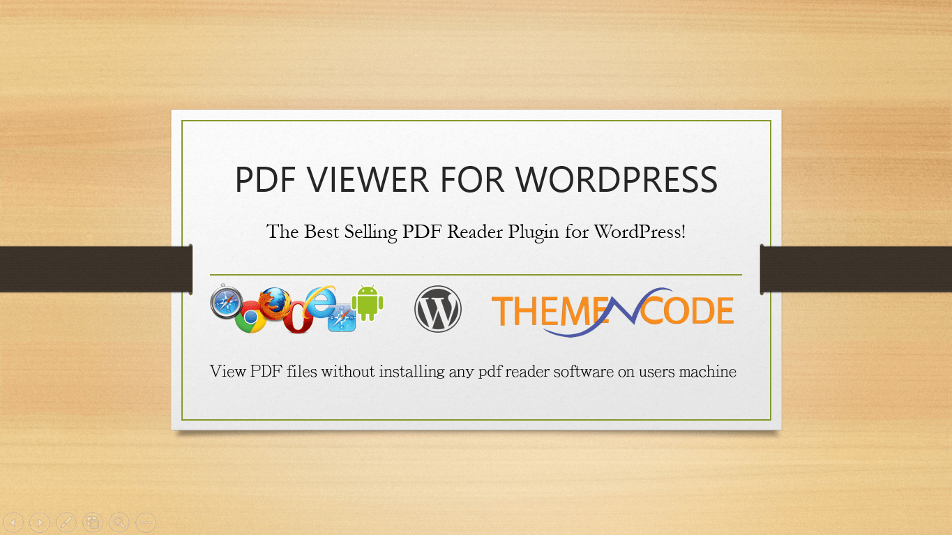 PDF viewer for WordPress