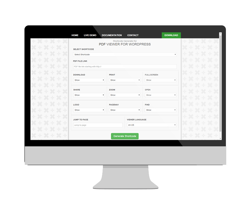 Introducing Shortcode Generator for “PDF viewer for WordPress”