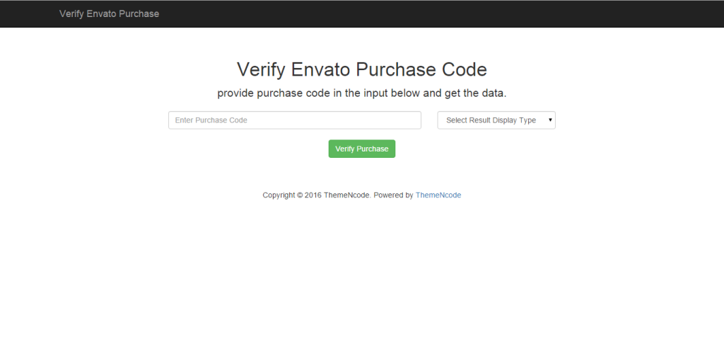 Verify Envato Clients by Purchase Code