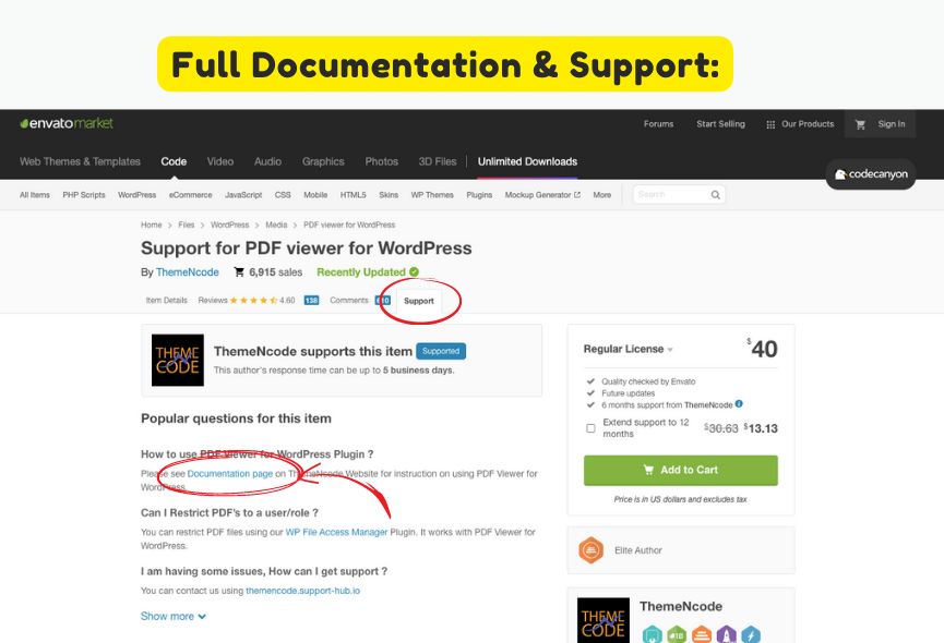 complete-documentation-and- support