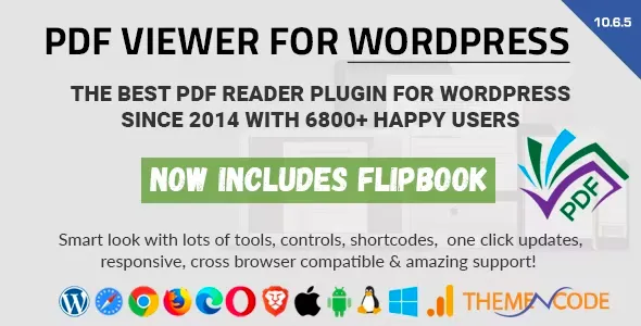 PDF viewer for WordPress With FlipBook