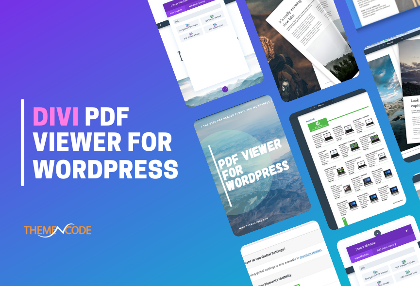 Divi PDF viewer for WordPress Addon