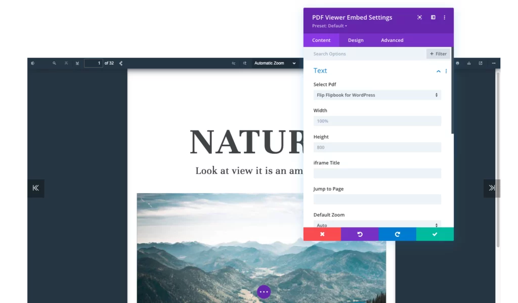 Divi-pdf-viewer-module