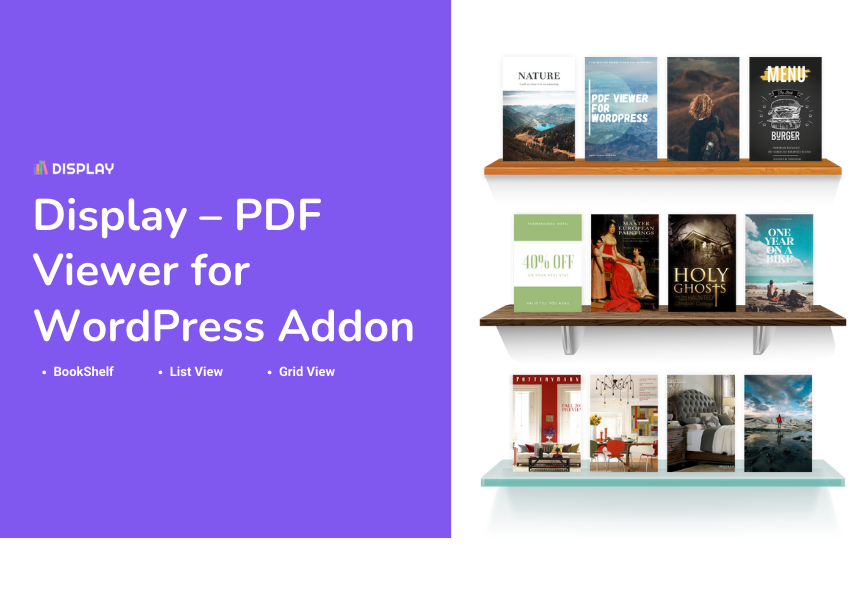 Big Release : Display PDF viewer for WordPress Addon is Live