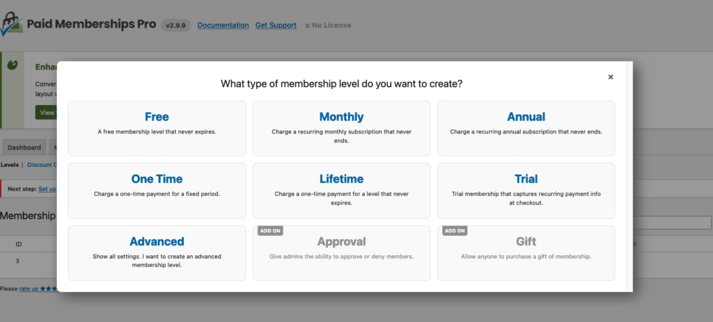 paid-membership-pro-levels