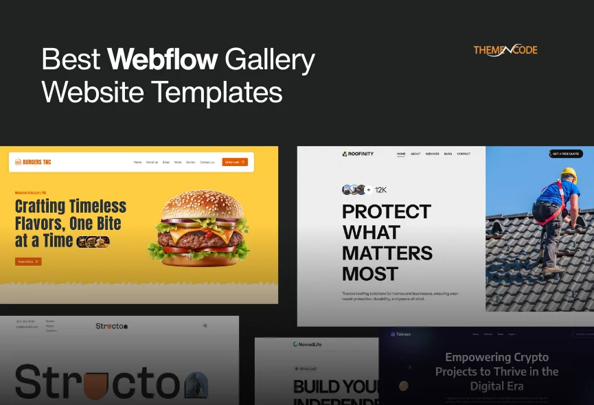 Best Webflow Gallery Templates