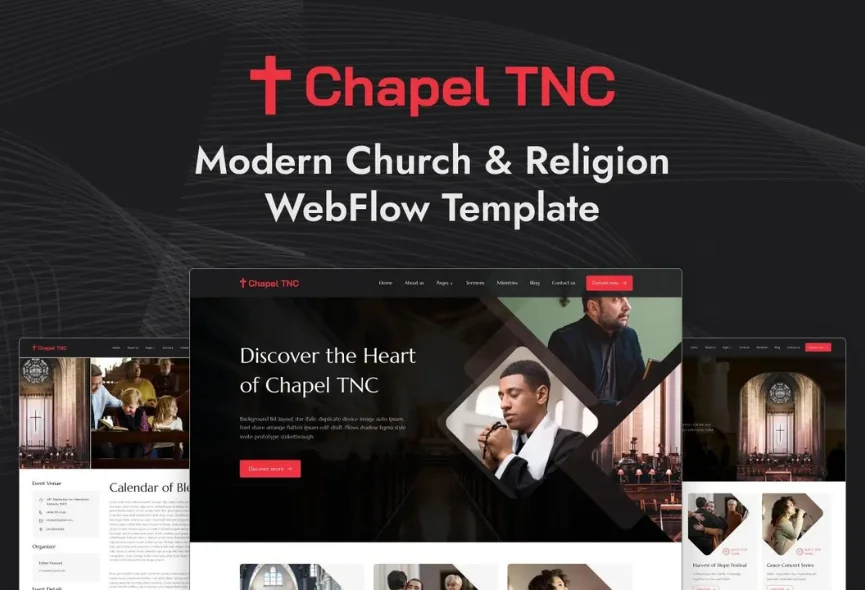 Chapel TNC – New Webflow Church Template