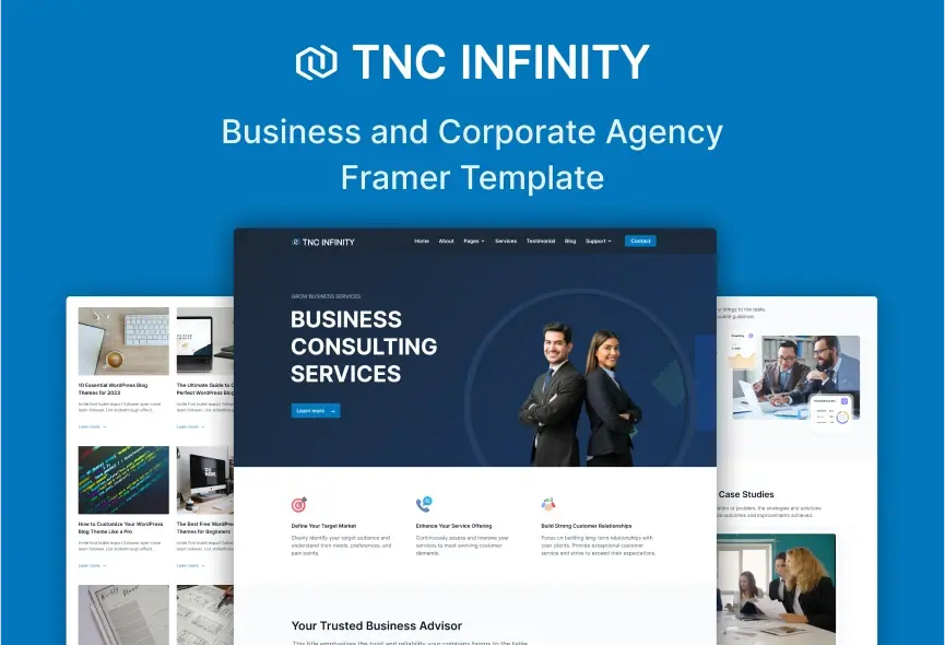 TNC Infinity – New Framer Corporate Template
