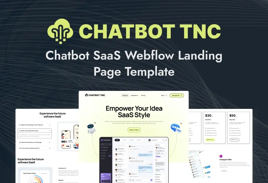 Chatbot TNC – New Webflow SaaS Template
