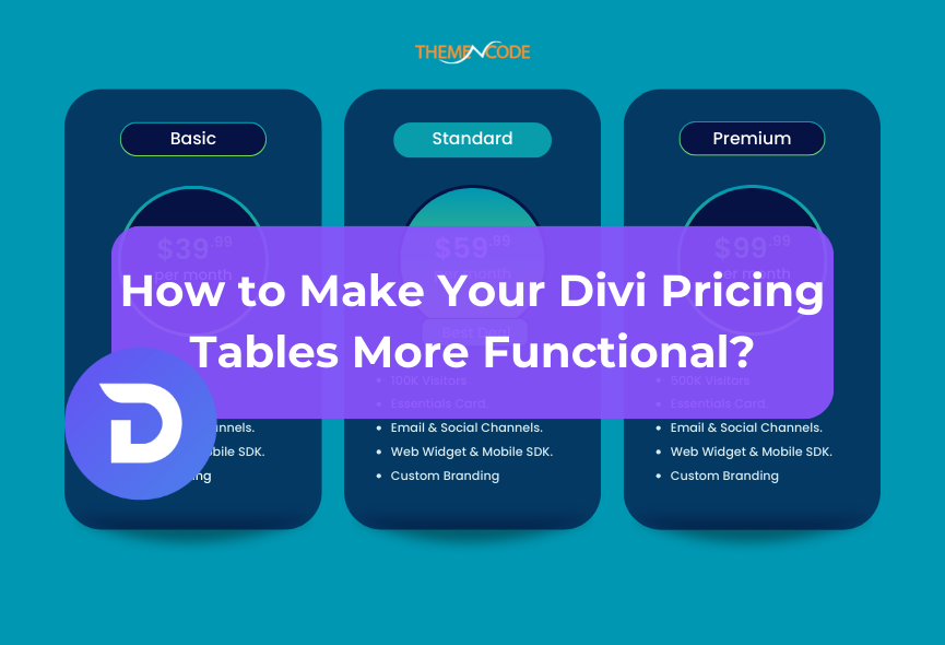 How to Make Your Divi Pricing Tables More Functional & Effective?