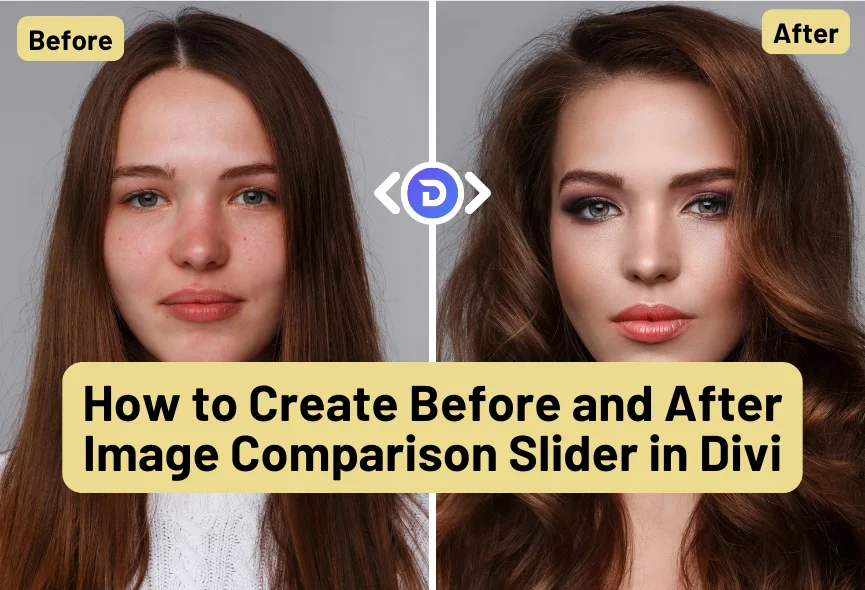 How to Create a Before and After Image Comparison Slider in Divi?