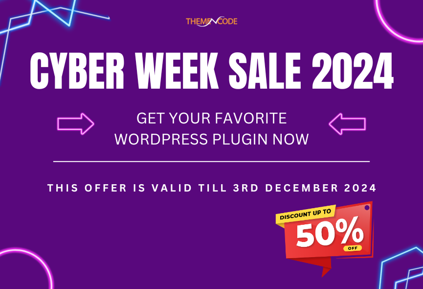 Cyber Week Sale 2024 – Get Your Favorite WordPress Deals