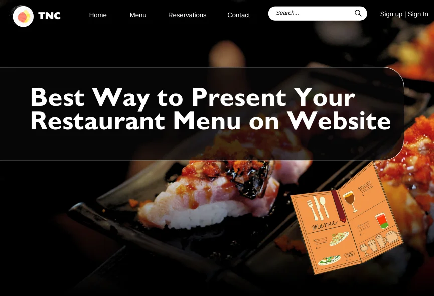 Best Way to Present Your Restaurant Menu on Website