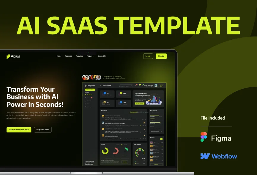 Aixus – New Webflow Technology Template