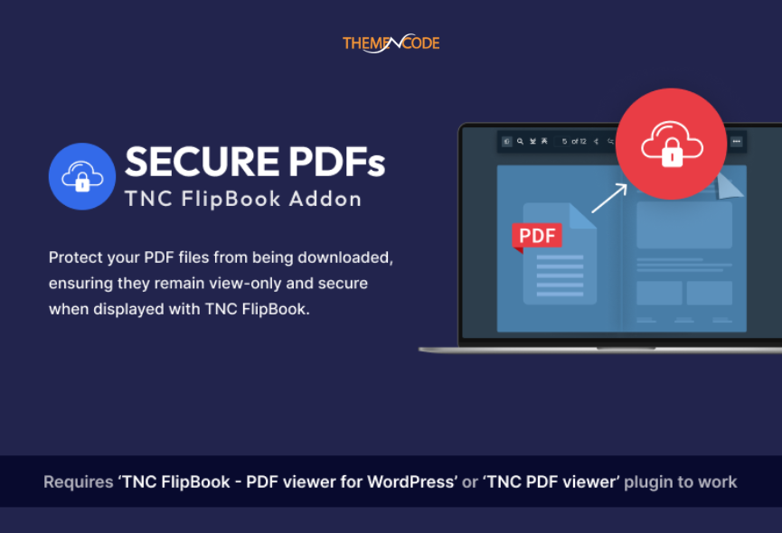 Introducing Secure PDFs – TNC FlipBook Addon