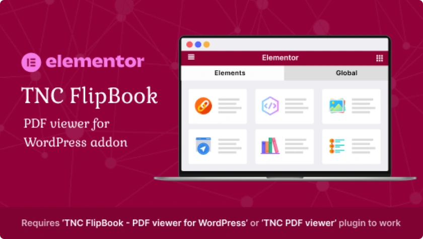 Elementor – TNC FlipBook Addon