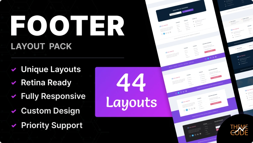 Footer Layout Pack for Divi by TNC